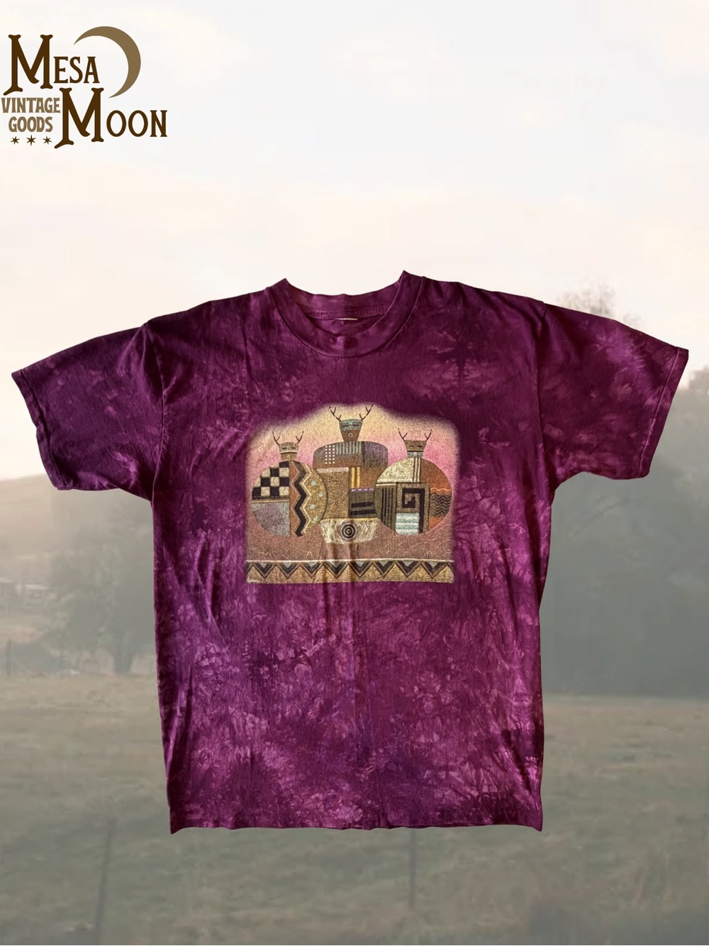 Vintage Southwestern Purple Graphic Tee